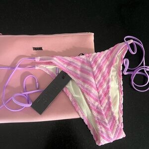 vinca-lotus triangl bathing suit bottoms. DOES NOT COME WITH TOP size small